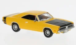 Dodge Charger, dunkelgelb, 1969, 1:87, Brekina