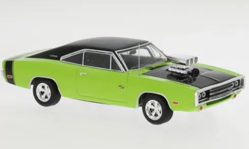 Dodge Charger R/T, hellgrün/schwarz, 1970, 1:43, IXO