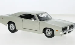 Dodge Charger R/T, silber, 1969, 1:24, Maisto