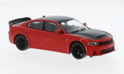 Dodge Charger SRT Hellcat, rot/schwarz, 2021, 1:43, IXO