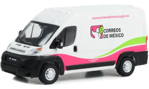 Dodge RAM Promaster 2500 Cargo HD, 2020, Correos de Mexico, 1:64, Greenlight