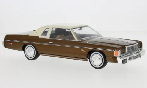 Dodge Royal Monaco Coupe, braun/beige, 1977, 1:24, WhiteBox