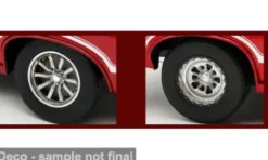 - Drag Outlaw Wheel and Tire Set, schwarz, 1:18, ACME
