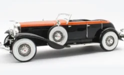Duesenberg Model J Riviera Pheaton by Brunn, schwarz/orange, 1934, 1:18, Matrix