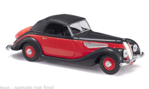 EMW 327 Cabriolet, rot/schwarz, 1952, 1:87, Busch