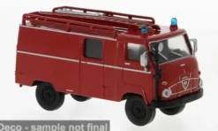 Faun F 24 LF 8, rot/schwarz, 1962, 1:87, Brekina