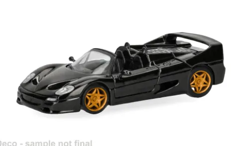 Ferrari F50 Spider, schwarz, 1:87, Herpa