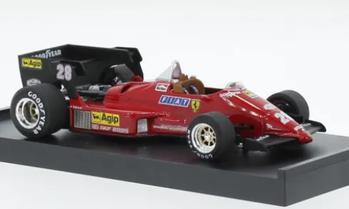 Ferrari 126C4 turbo, Formel 1, GP Belgien, 1984, #28, R.Arnoux, 1:43, Brumm