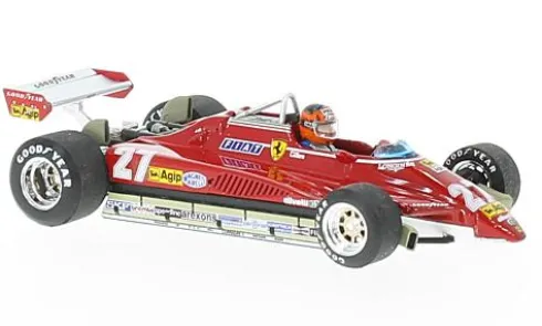 Ferrari 126C2 turbo, Formel 1, GP Brasilien, 1982, #27, G.Villeneuve, 1:43, Brumm