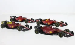 Ferrari 4er Set: Ferrari Racing Formula 1, Formel 1, 1:43, Bburago