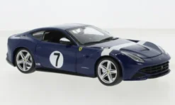 Ferrari F12 Berlinetta, dunkelblau/weiss, 1:24, SpecialC.-124