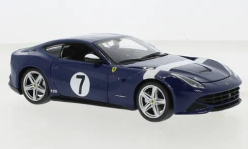 Ferrari F12 Berlinetta, dunkelblau/weiss, 1:24, SpecialC.-124