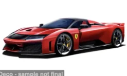 Ferrari F80, rot, 1:43, Bburago