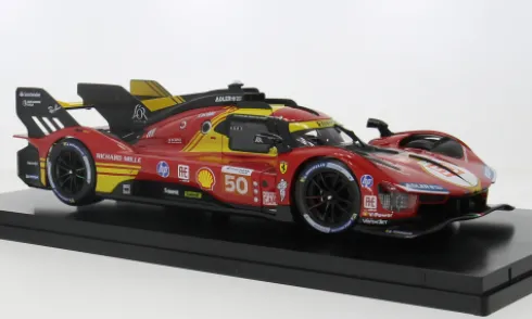 Ferrari 499P, 24h Le Mans, 2024, #50, A.Fuoco/N.Nielsen, 1:18, Bburago