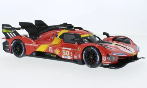 Ferrari 499P, 24h Le Mans, 2023, Ferrari AF Corse, #50, A.Fuoco/M.Molina, 1:18, Bburago