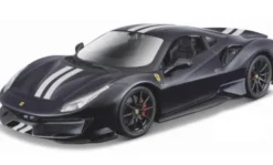 Ferrari 488 Pista, dunkelblau/silber, 2018, 1:24, Bburago