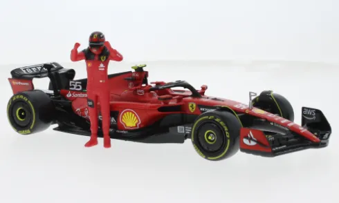Ferrari SF-23, Formel 1, 2023, Scuderia Ferrari, #55, C.Sainz Jr., 1:24, Bburago