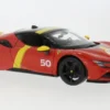 Ferrari SF90 Stradale, rot/gelb, Le Mans, 1:18, Bburago