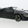Ferrari SF90 Stradale, schwarz/weiss, 1:18, Bburago