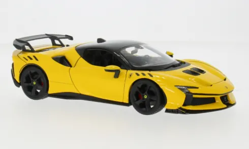 Ferrari SF90 XX Stradale, gelb/schwarz, 1:24, Bburago
