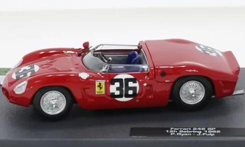Ferrari 248 SP, 12h Sebring, 1962, #36, P.Ryan/J.Fulp, 1:43, SpecialC.-125
