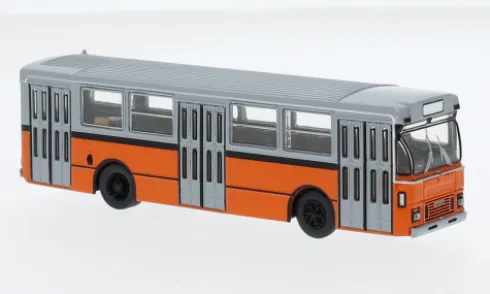 Fiat 418 AL, grau/orange, 1972, 1:87, Brekina