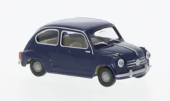 Fiat 600, dunkelblau, 1955, 1:87, Wiking
