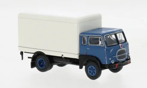 Fiat 642 Koffer, blau/weiss, 1962, 1:87, Brekina Starline