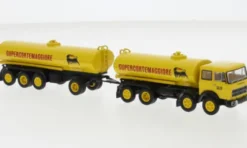 Fiat 691 Millepiedi, 1970, Agip, 1:87, Brekina Starline