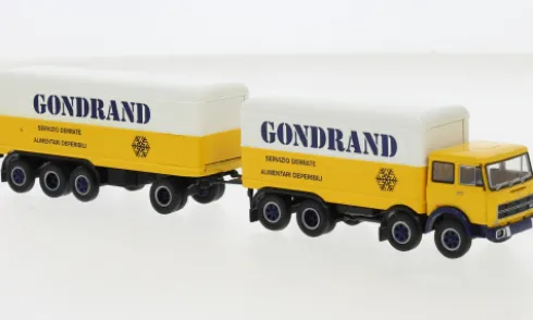 Fiat 691 Millepiedi, 1970, Gondrand, 1:87, Brekina Starline