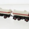 Fiat 691 Millepiedi, rot/weiss, 1970, 1:87, Brekina Starline