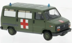 Fiat Ducato Bus, 1982, Militärambulanz, 1:87, Brekina