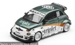 Fiat 595 Abarth LB-Works, weiss/dunkelgrün, 2026, TY Edition, 1:64, Mini GT