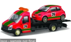 Fiat 500e, rot/Dekor, #26, 1:43, Bburago