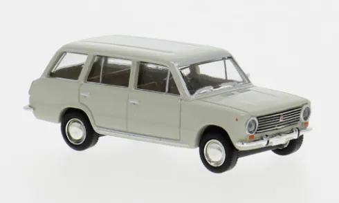 Fiat 124 Familiare, grau, 1966, 1:87, Brekina