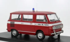 Fiat 850 Familiare, 1970, Vigili del Fuoco, 1:18, Mitica