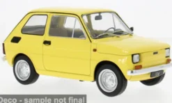 Fiat 126, gelb, 1972, 1:18, MCG