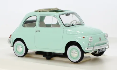 Fiat 500 L, helltürkis, 1968, 1:18, Norev