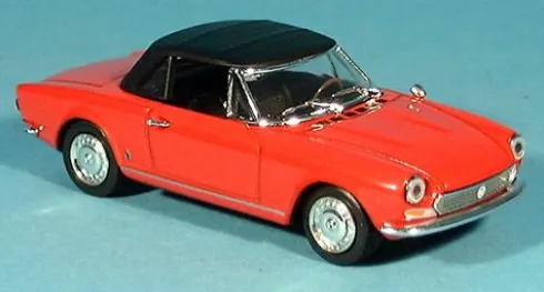 Fiat 124 Sport, rot, 1:43, Vitesse