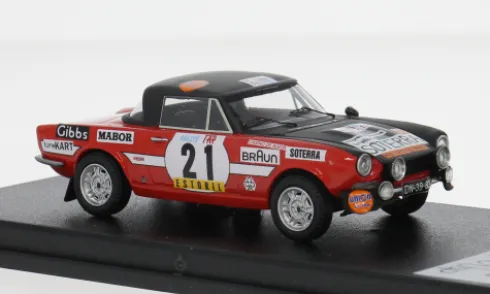 Fiat 124 Sport Spider 1600, TAP Rally, 1974, #21, G.Salvi/L.Valle, 1:43, Trofeu
