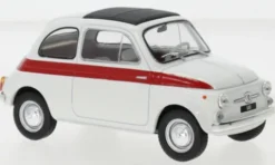 Fiat 500, weiss/rot, 1960, 1:24, WhiteBox