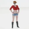 Figur Cora, red/blue, 1:24, Atlantic