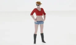 Figur Cora, red/blue, 1:24, Atlantic