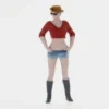 Figur Cora, red/blue, 1:43, Atlantic
