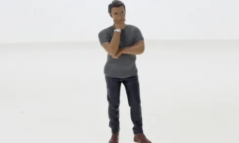 Figur Customer III, 1:24, American Diorama