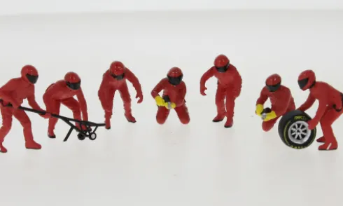Figuren F1 Pit Crew, 1:43, American Diorama