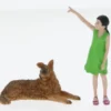 Figuren Kind mit Hund, 1:24, American Diorama