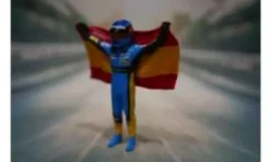 Figur Fernando Alonso, 1:43, Cartrix