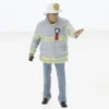 Figur Firefighters - Fire Captain, 1:24, American Diorama