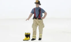 Figur Firefighters - Getting Ready, 1:18, American Diorama